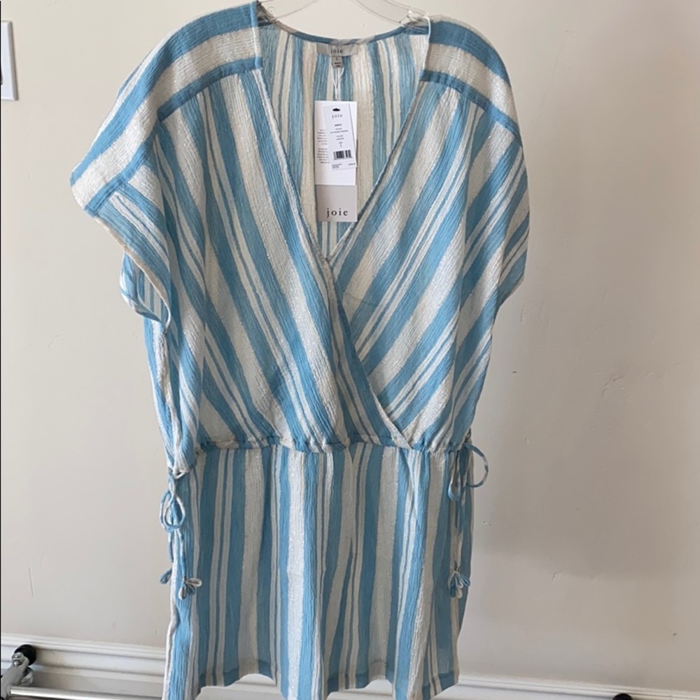 Joie Merce blue and white Dress